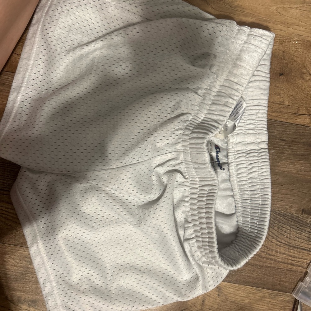 White Mesh Women's Shorts